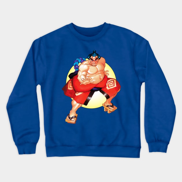 Rikishi Rank Sumo Crewneck Sweatshirt by winsarcade